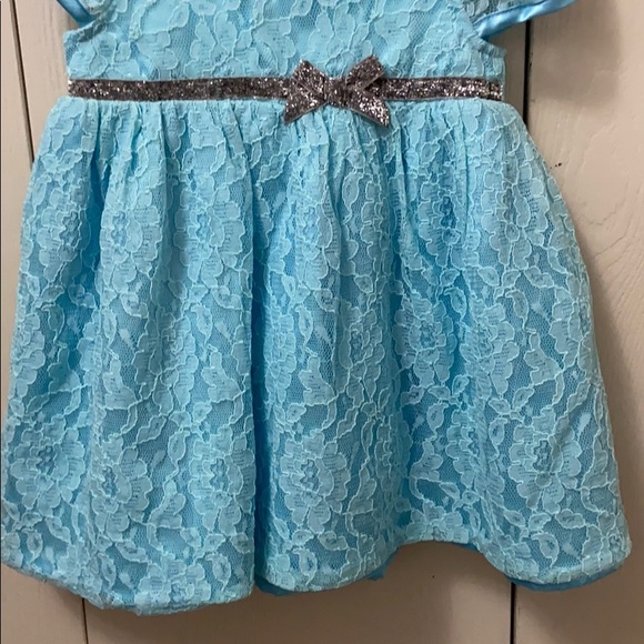 George Blue Lace Special Occasion Dress - Picture 3 of 7